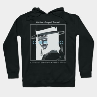 Western Cowgirl Bandit version 5 Hoodie